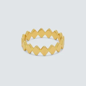 Confetti Ring, vergoldet